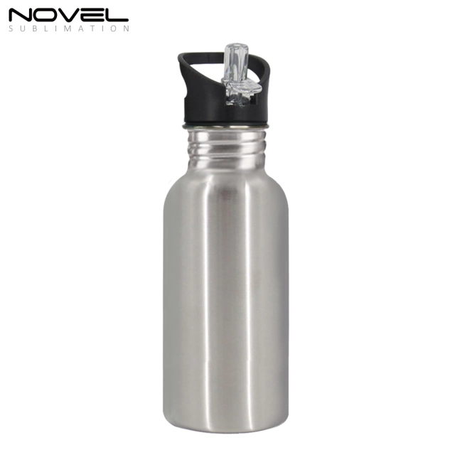 400ml/500ml Sublimation Stainless Steel Mug Sports Bottle-White