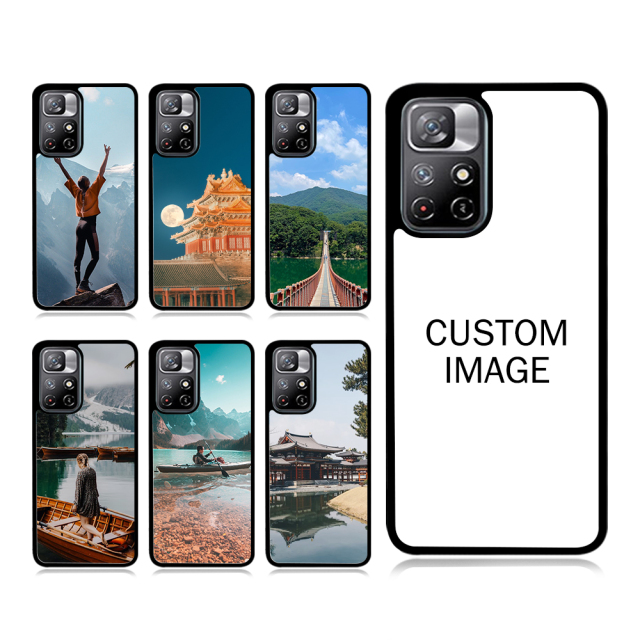 Sublimation 2D TPU Phone Case For Redmi Note 11 5G With Aluminum Sheet for Heat Press Printing