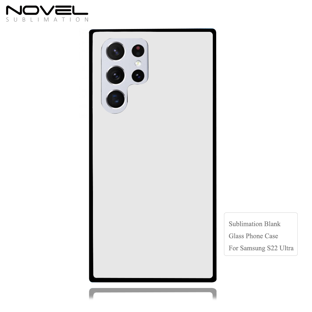 Sublimation 2D Glass Case With Tempered Glass Insert For Galaxy S22 /S22 Plus /S22 Ultra