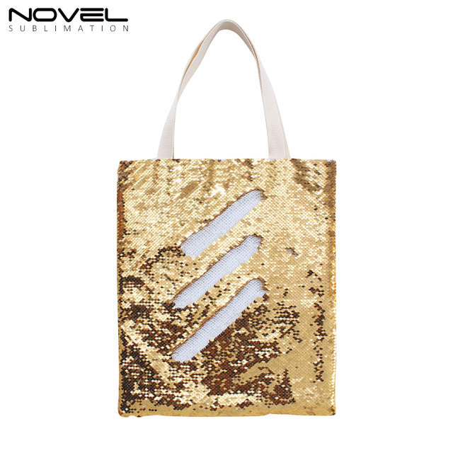 Sublimation Magic Sequin Shoulder Bag Fashion Glitter Handbag