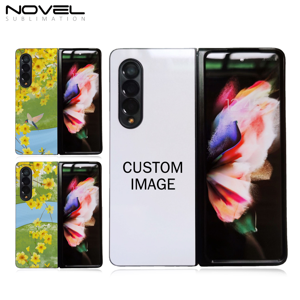 For Samsung Galaxy Z Fold 3 Sublimation Blank Hard Plastic 2D PC Phone Case With Aluminum Sheet