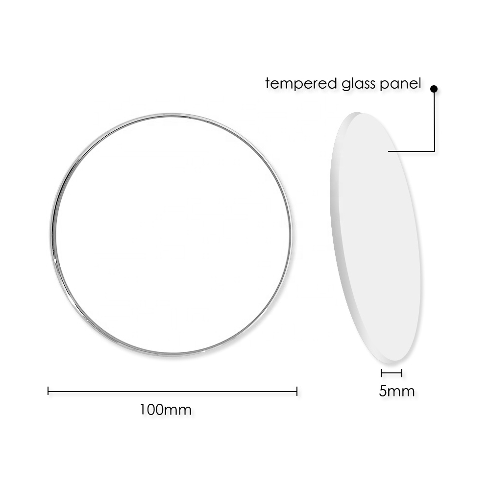 New!!! Sublimation Wireless Charger with Blank Tempered Glass For Heat Press Printing