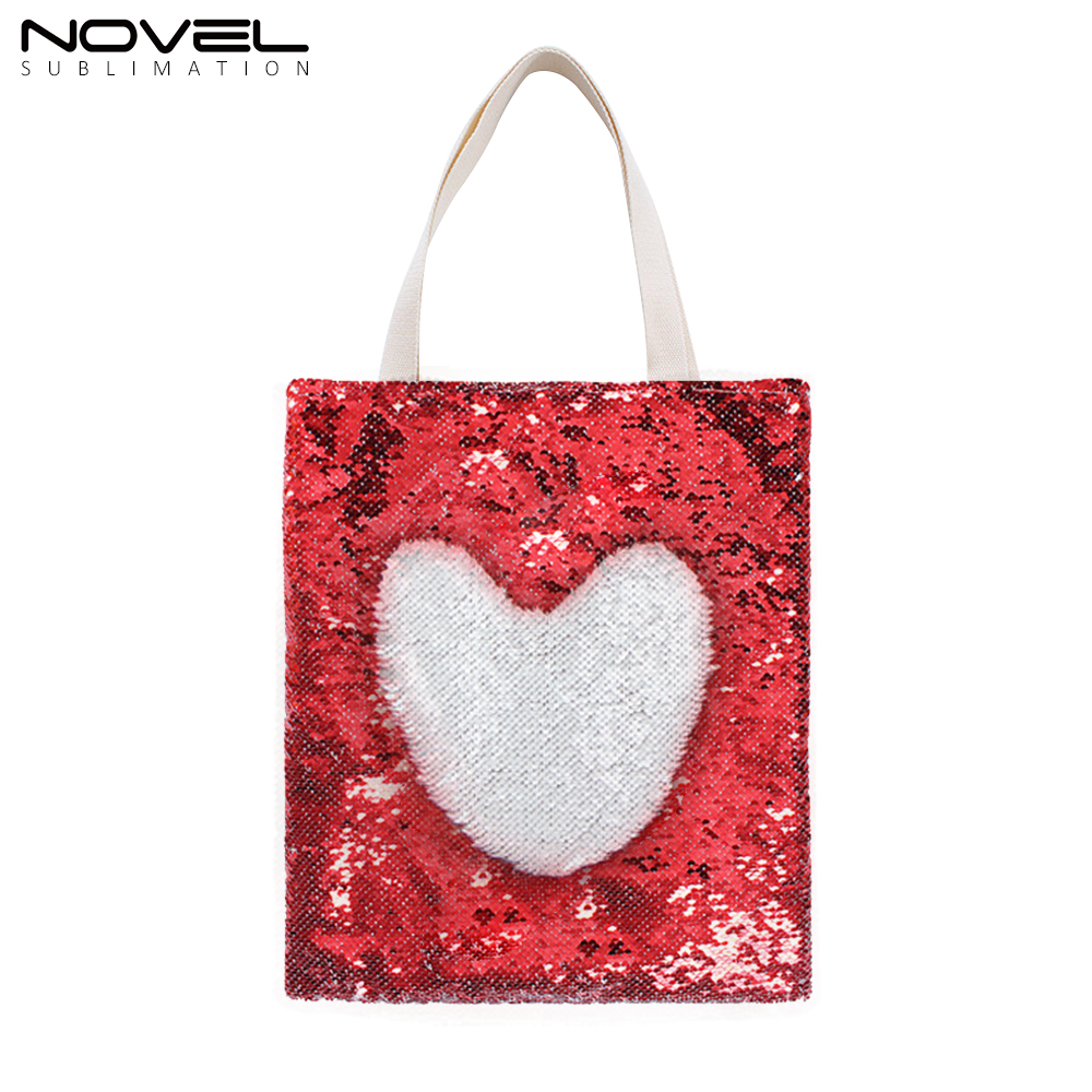 Sublimation Magic Sequin Shoulder Bag Fashion Glitter Handbag