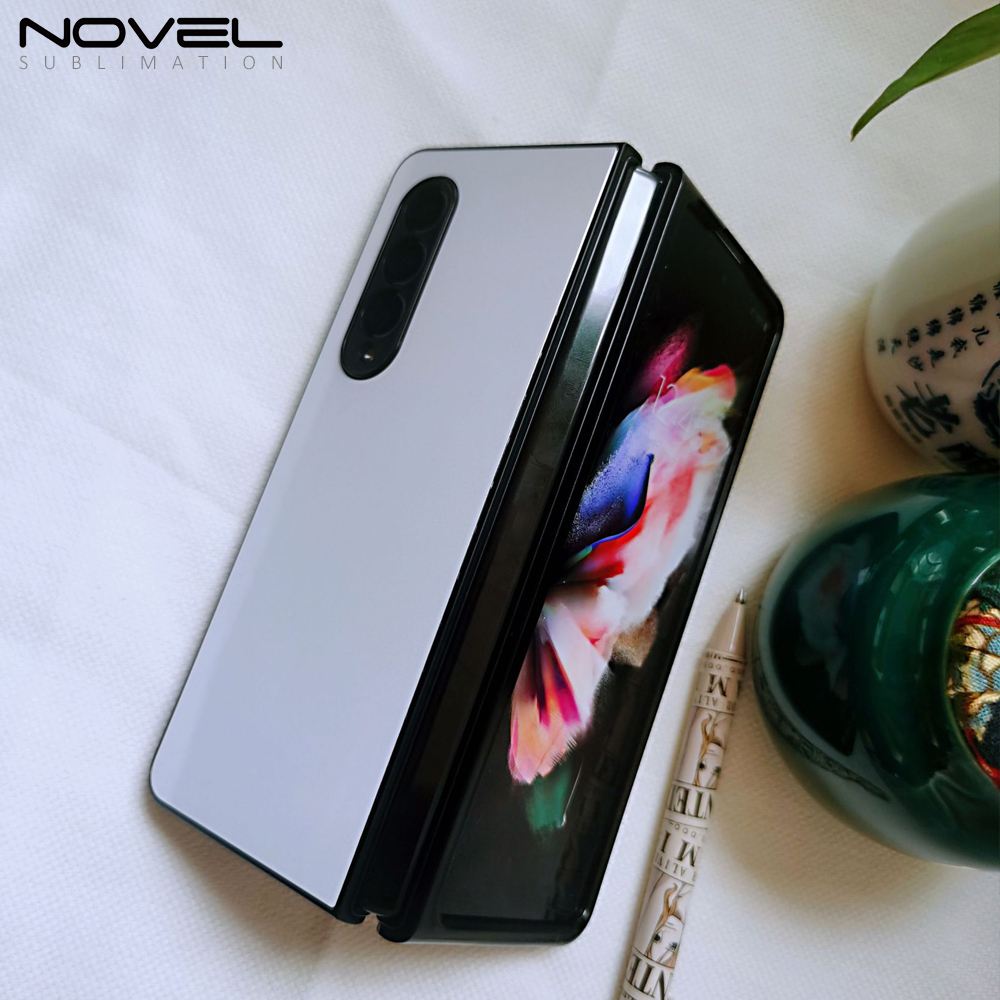 For Samsung Galaxy Z Fold 3 Sublimation Blank Hard Plastic 2D PC Phone Case With Aluminum Sheet