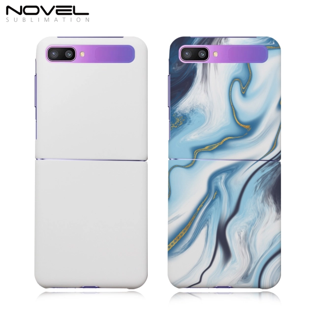 For Samsung Galaxy Z Flip 2 Sublimation Blank Papar Printing Hard Plastic 3D Coated Phone Case For Film Printing