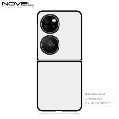 Sublimation 2D PC Hard Plastic Phone Case For Huawei P50 Pocket With Aluminum Sheet