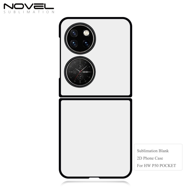 Sublimation 2D PC Hard Plastic Phone Case For Huawei P50 Pocket With Aluminum Sheet