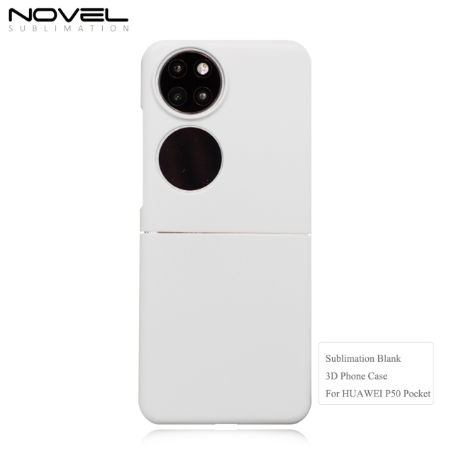 For Huawei P50 Pocket Sublimation 3D Coated Phone Case Hard Plastic Phone Cover For Flim Printing