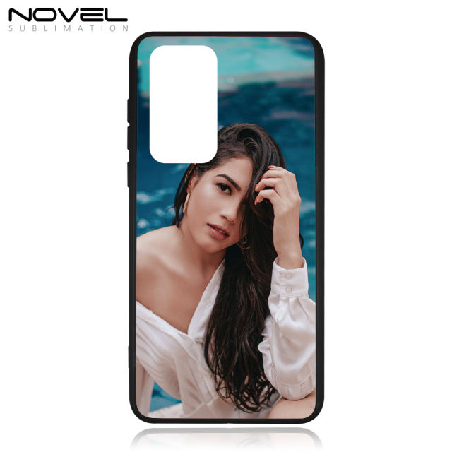 Sublimation Blank Glass TPU Phone Case Cover For Huawei P40 Pro Plus