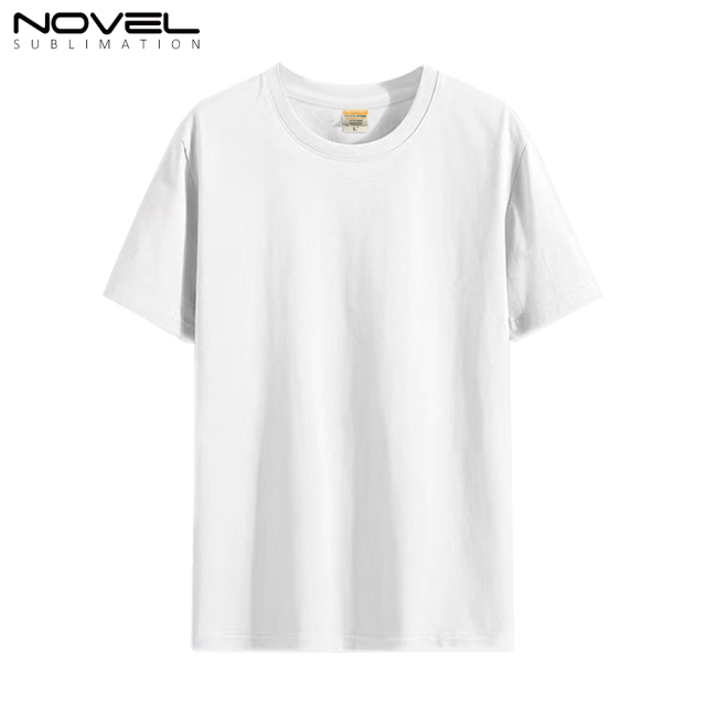 Sublimation Blank Milk Silk Polyester T-shirt for Men