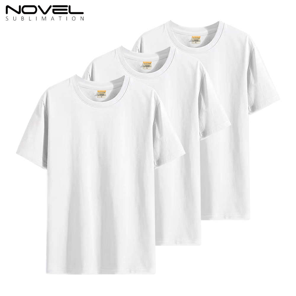 Sublimation Blank Milk Silk Polyester T-shirt for Children