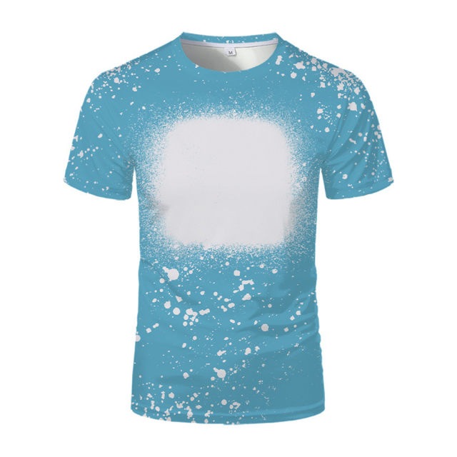 New Arrival Fashion Colorful Polyester Sublimation Blank T-shirt For Adult/ Kids Summer Short Sleeves