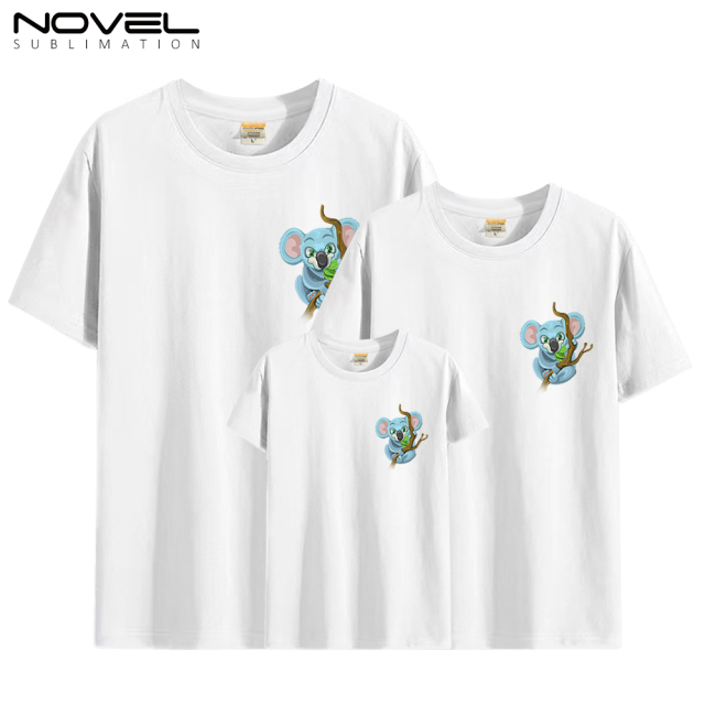 Sublimation Blank Milk Silk Polyester T-shirt for Women