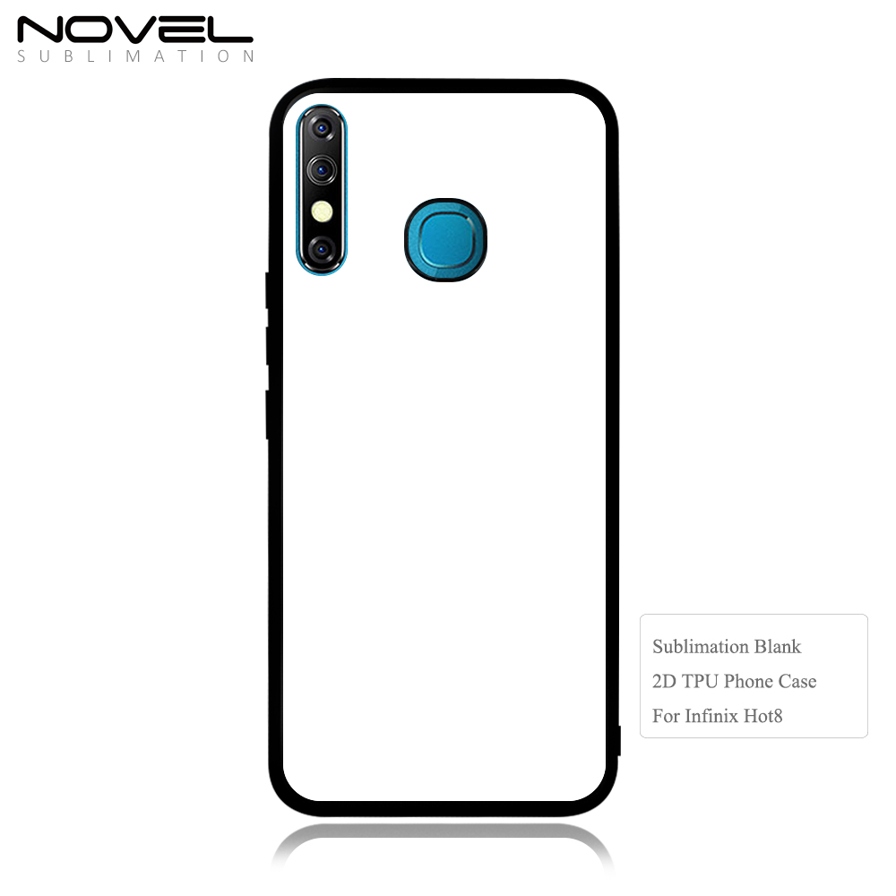 Smooth Sides！Sublimation Blank 2D TPU Phone Case For infinix smart5/ infinix hot8/ infinix hot9