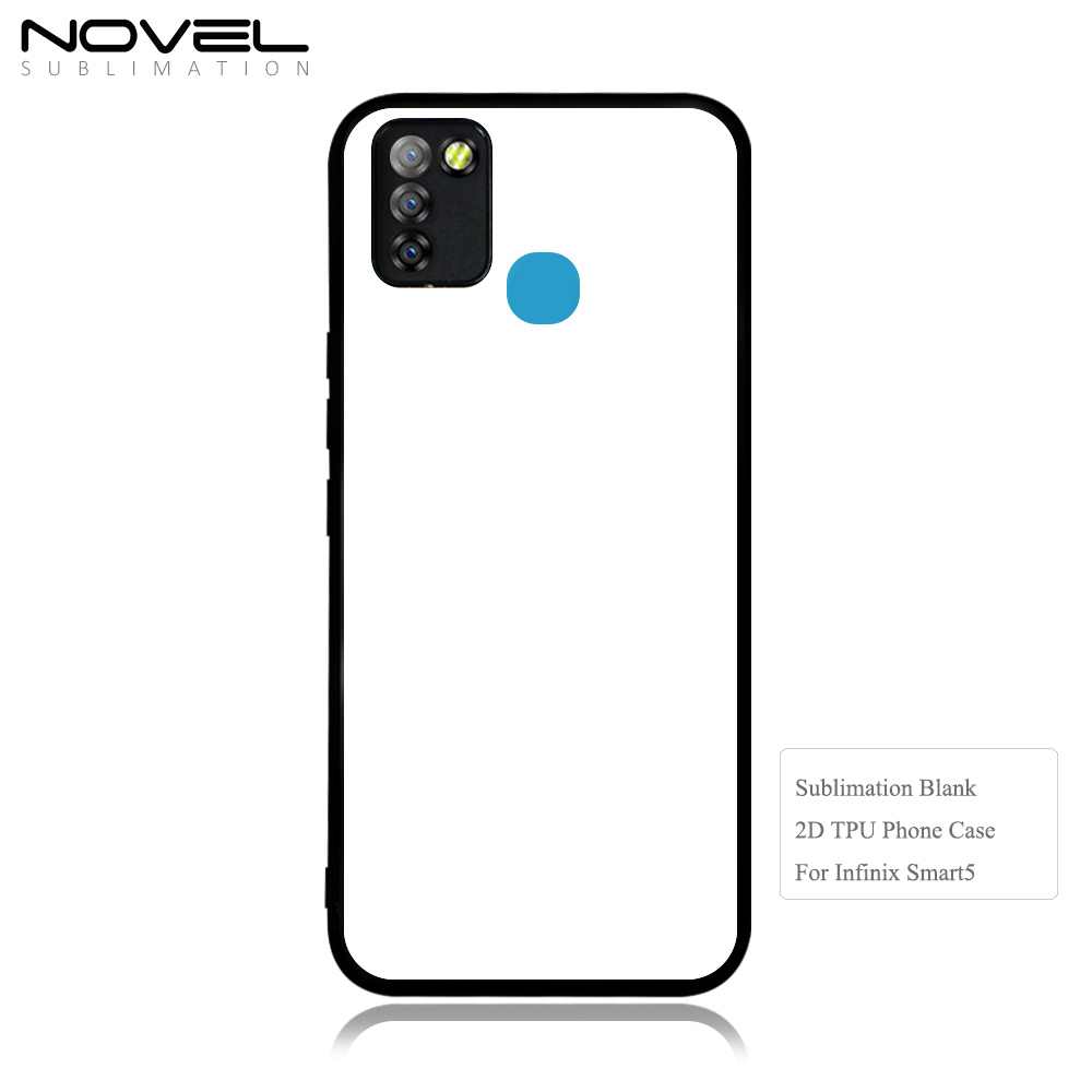 Smooth Sides！Sublimation Blank 2D TPU Phone Case For infinix smart5/ infinix hot8/ infinix hot9