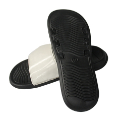 Sublimation Summer Two-piece PU Leather Slipper For Women/ Man/ Kids