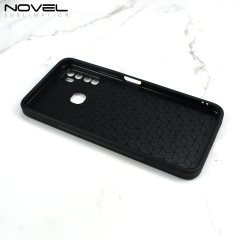 Smooth Sides！Sublimation Blank Soft Rubber Sides 2D TPU Phone Case For infinix hot8/ infinix hot9 With Metal Insert