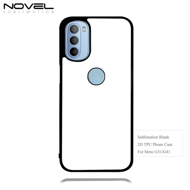For Motorola Moto G31 Brazil Blank Sublimation Rubber 2D TPU Phone Case With Aluminum Sheet