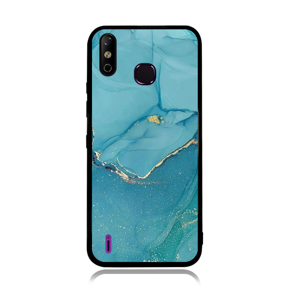 Smooth Sides！Sublimation Blank 2D TPU Phone Case For infinix smart 4/ infinix smart 5 With Aluminum Insert