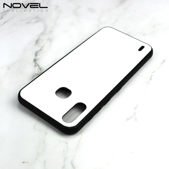 Smooth Sides！Sublimation Blank 2D TPU Phone Case For infinix smart 4/ infinix smart 5 With Aluminum Insert