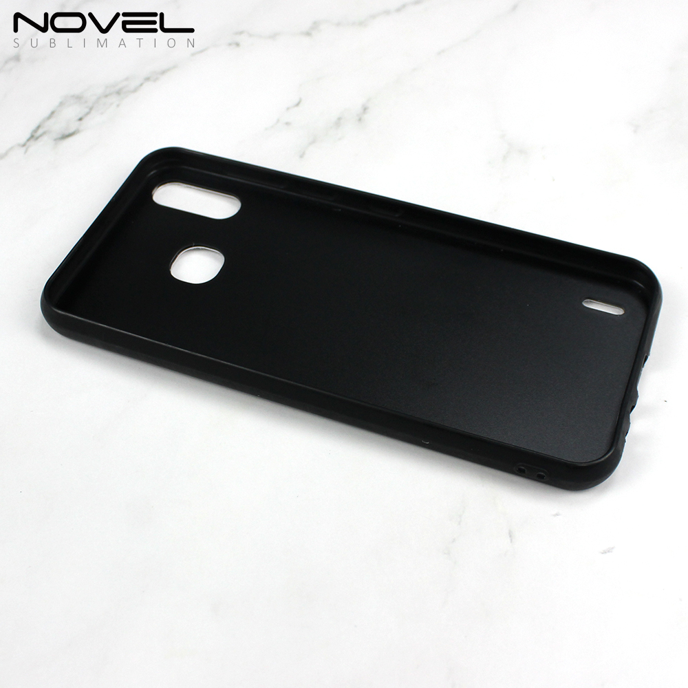Smooth Sides！Sublimation Blank 2D TPU Phone Case For infinix smart 4/ infinix smart 5 With Aluminum Insert