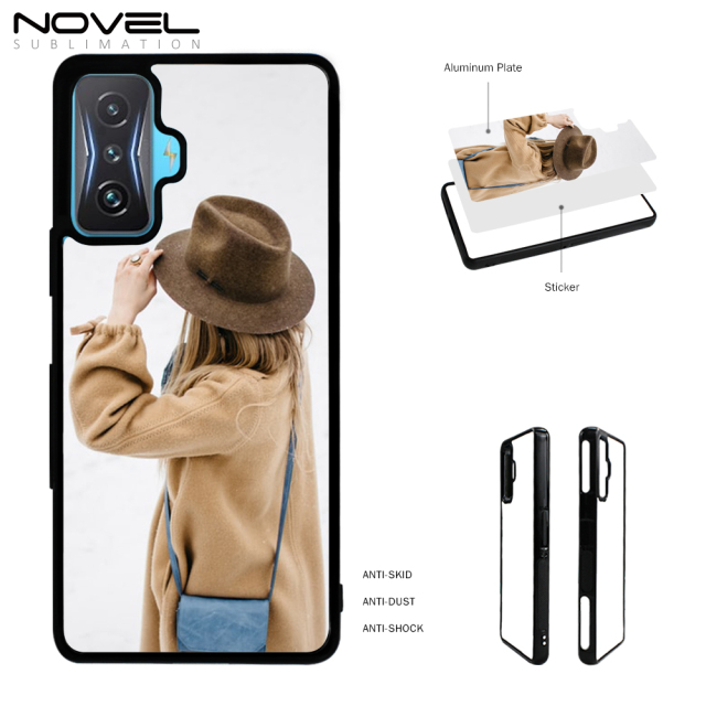 Sublimation Custom 2D TPU Phone Case For Redmi K50 Gaming/ K50 Pro/ K40S/ Poco M3/ Poco M4 Pro 4G/ Poco X3 NFC / X3 Pro/Poco F3 GT/ Poco X3 GT With Aluminum Sheet