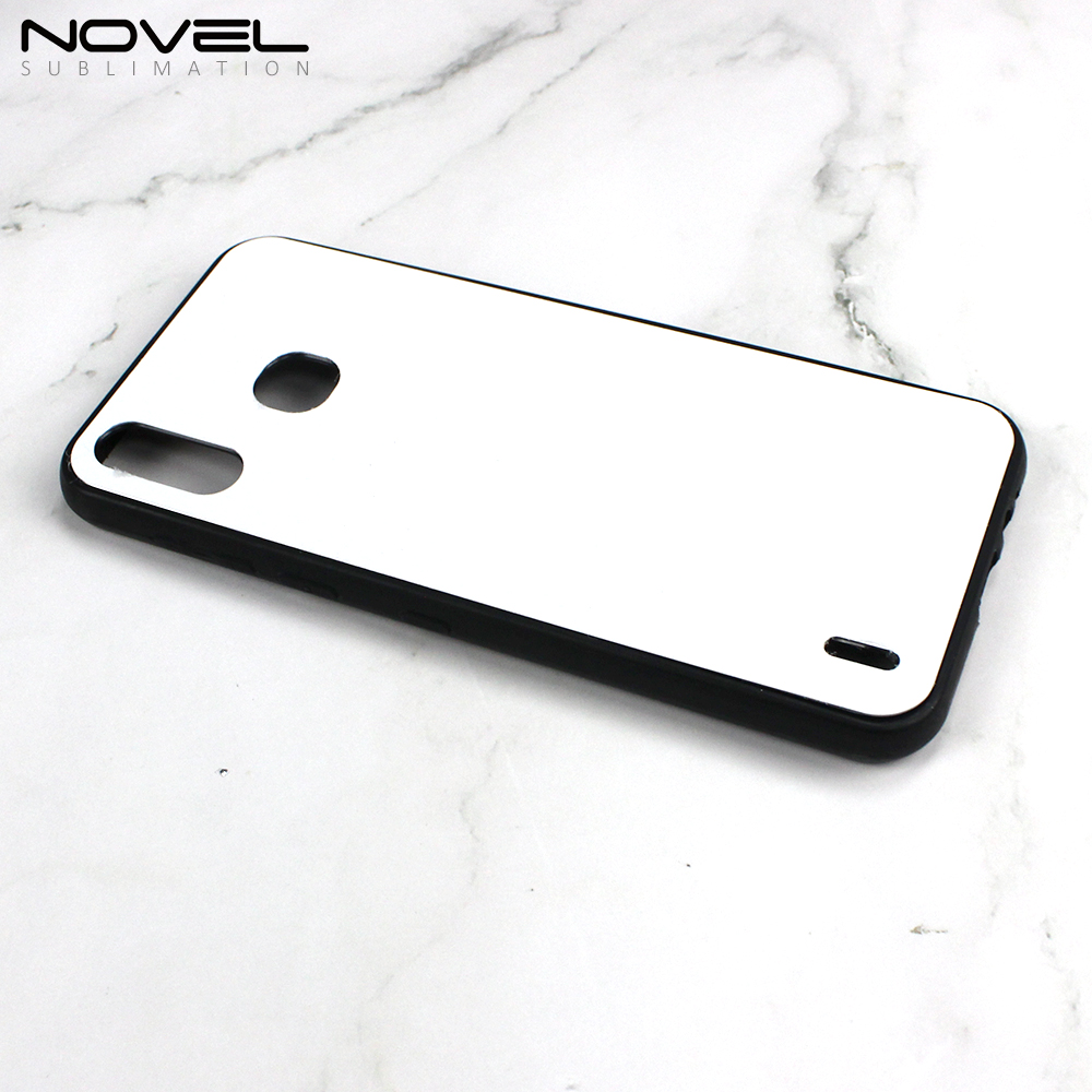 Smooth Sides！Sublimation Blank 2D TPU Phone Case For infinix smart 4/ infinix smart 5 With Aluminum Insert