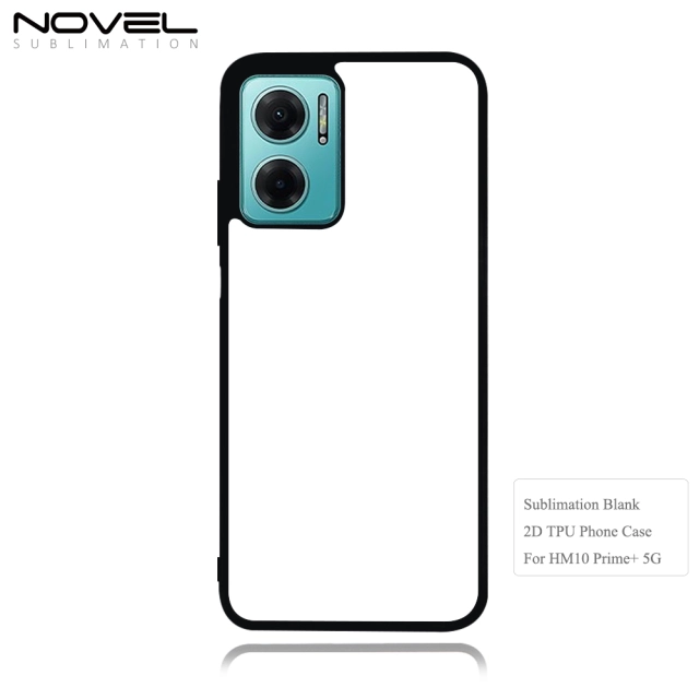 For Redmi 10 Prime+ 5G / Note 11E Sublimation Blank 2D TPU Phone Case With Aluminum Sheet