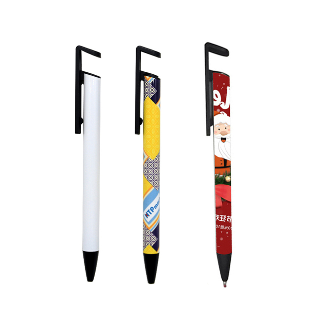 Wholesale DIY Printed Custom Logo Plastic Sublimation Heat Transfer  Printing Ballpoint Pens For Heat Press Machine