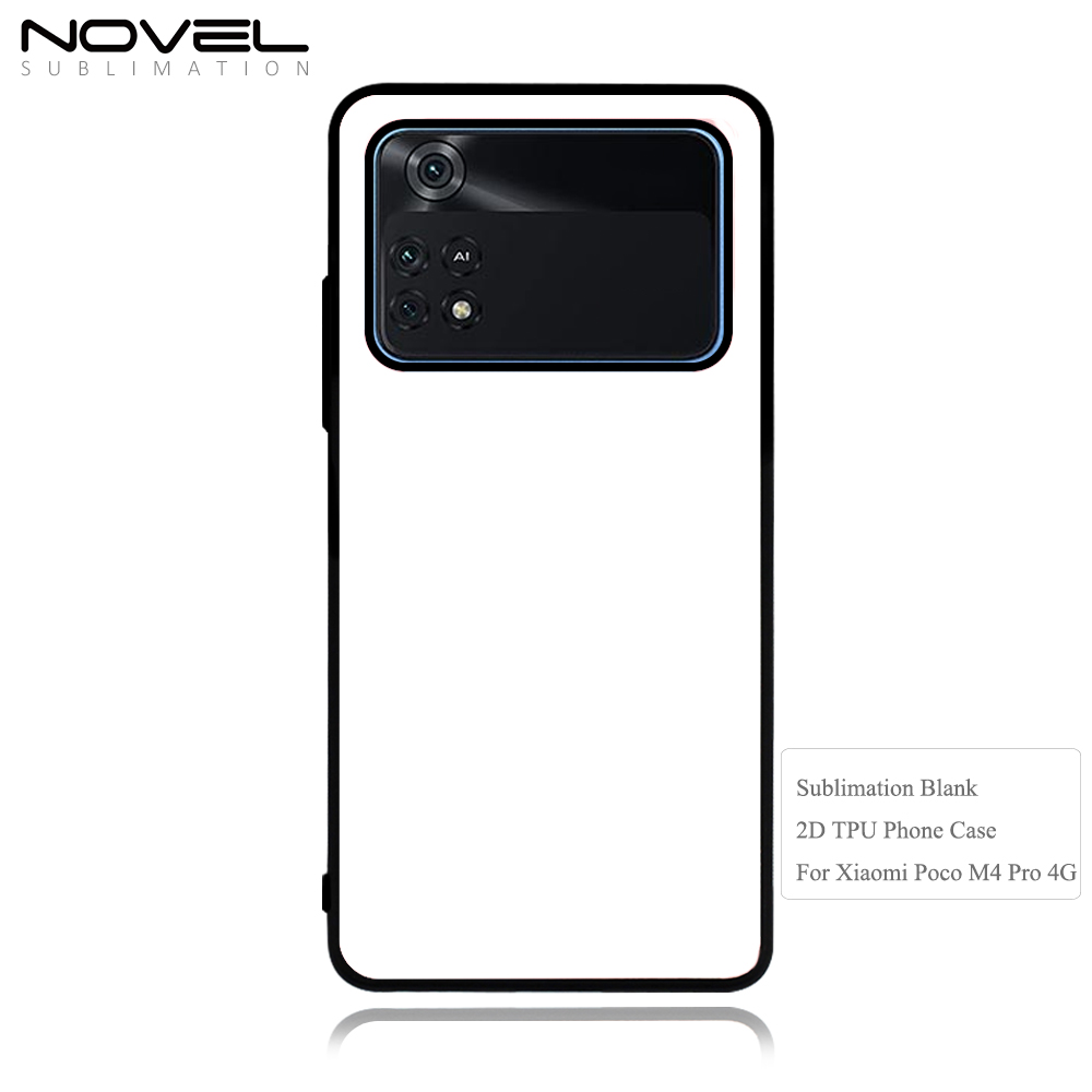 For Xiaomi Poco M4 Pro 4G Sublimation Blank Customized 2D TPU Phone Case