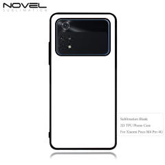 For Xiaomi Poco M4 Pro 4G Sublimation Blank Customized 2D TPU Phone Case