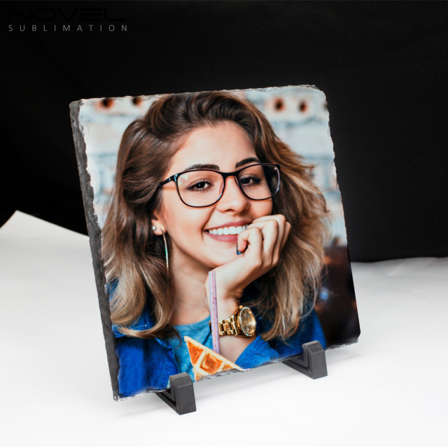 Sublimation Natural Rocks Photo Slate Panel DIY Frame