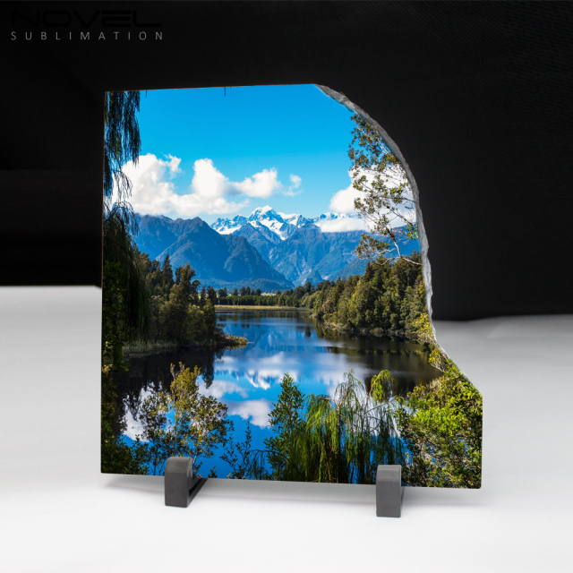 Sublimation Natural Rocks Photo Slate Panel DIY Frame