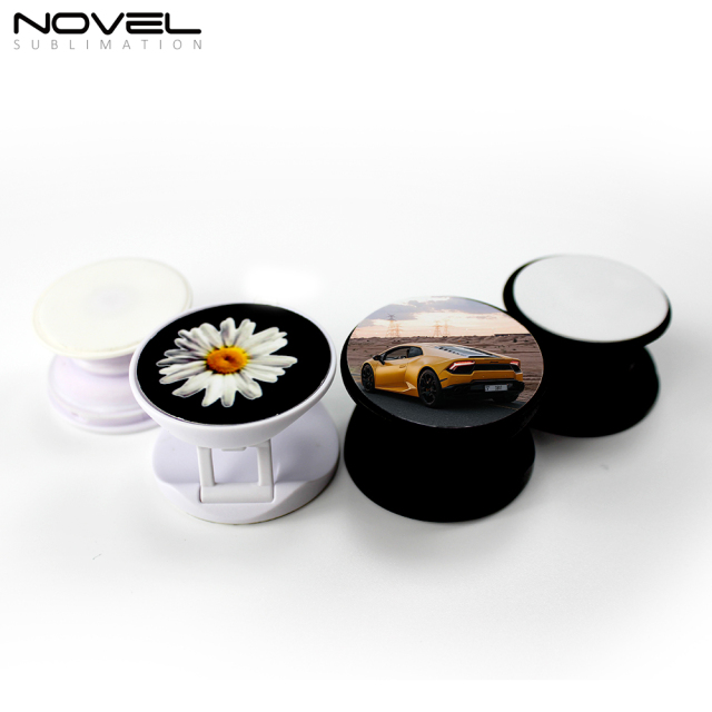 New!!! Factory Wholesale Price Plastic Round Phone Stand Sublimation Mobile Phone Holder For Popsocket