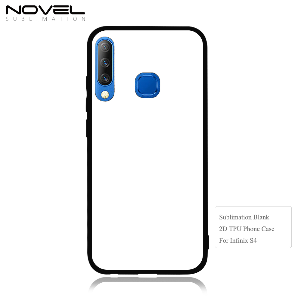 Smooth Sides! For Infinix S4/ S5 Pro Sublimation DIY 2D TPU Phone Case Soft Silicone Phone Shell With Aluminum Insert