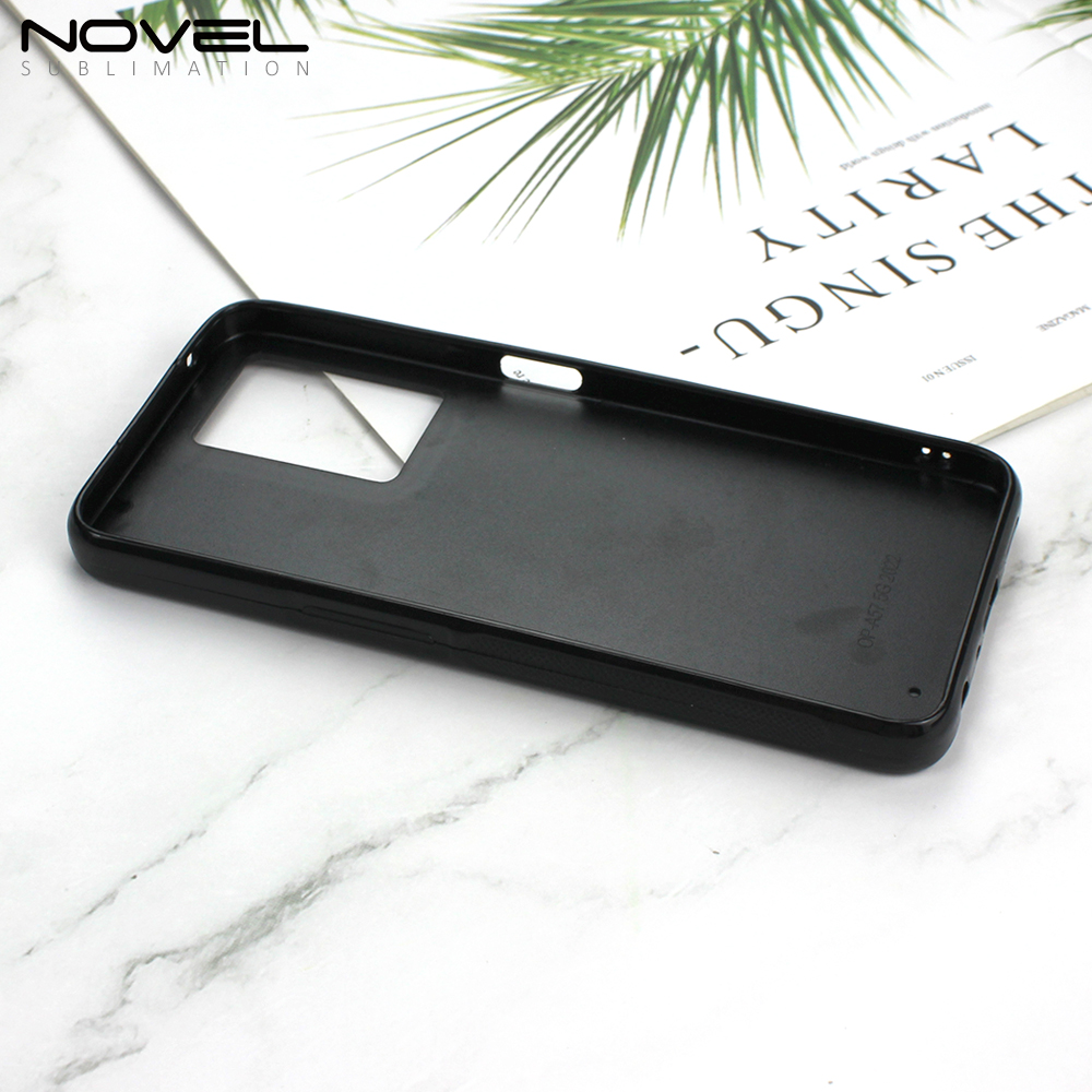 For Oppo A59 5G/A2M 5G,A57 5G /A73/ A72/ A77/ A94 A96Sublimation 2D TPU Case With Aluminum Insert DIY Silicone Phone Shell