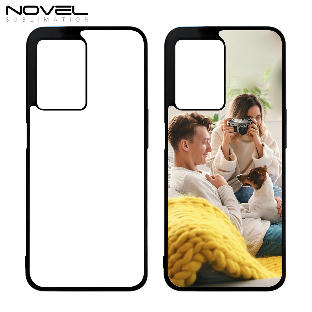 For Oppo A59 5G/A2M 5G,A57 5G /A73/ A72/ A77/ A94 A96Sublimation 2D TPU Case With Aluminum Insert DIY Silicone Phone Shell