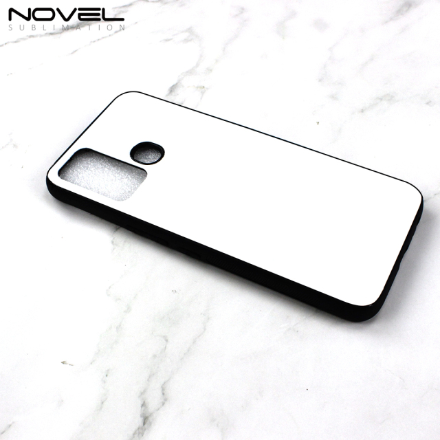 Smooth Sides! For ITEL Vision 2 Plus Sublimation Blank 2D TPU Phone Case Mobile Phone Shell With Aluminum Insert