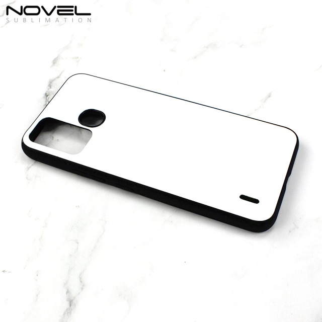 Smooth Sides! For ITEL Vision 1 Pro DIY Sublimation 2D TPU Phone Case Soft Silicone Mobile Phone Shell With Aluminum Insert