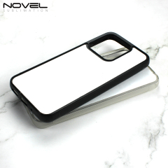 For Redmi 10A Sublimation Blank 2D TPU Phone Case With Aluminum Insert