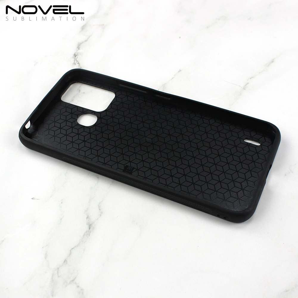 Smooth Sides! For ITEL Vision 1 Pro DIY Sublimation 2D TPU Phone Case Soft Silicone Mobile Phone Shell With Aluminum Insert