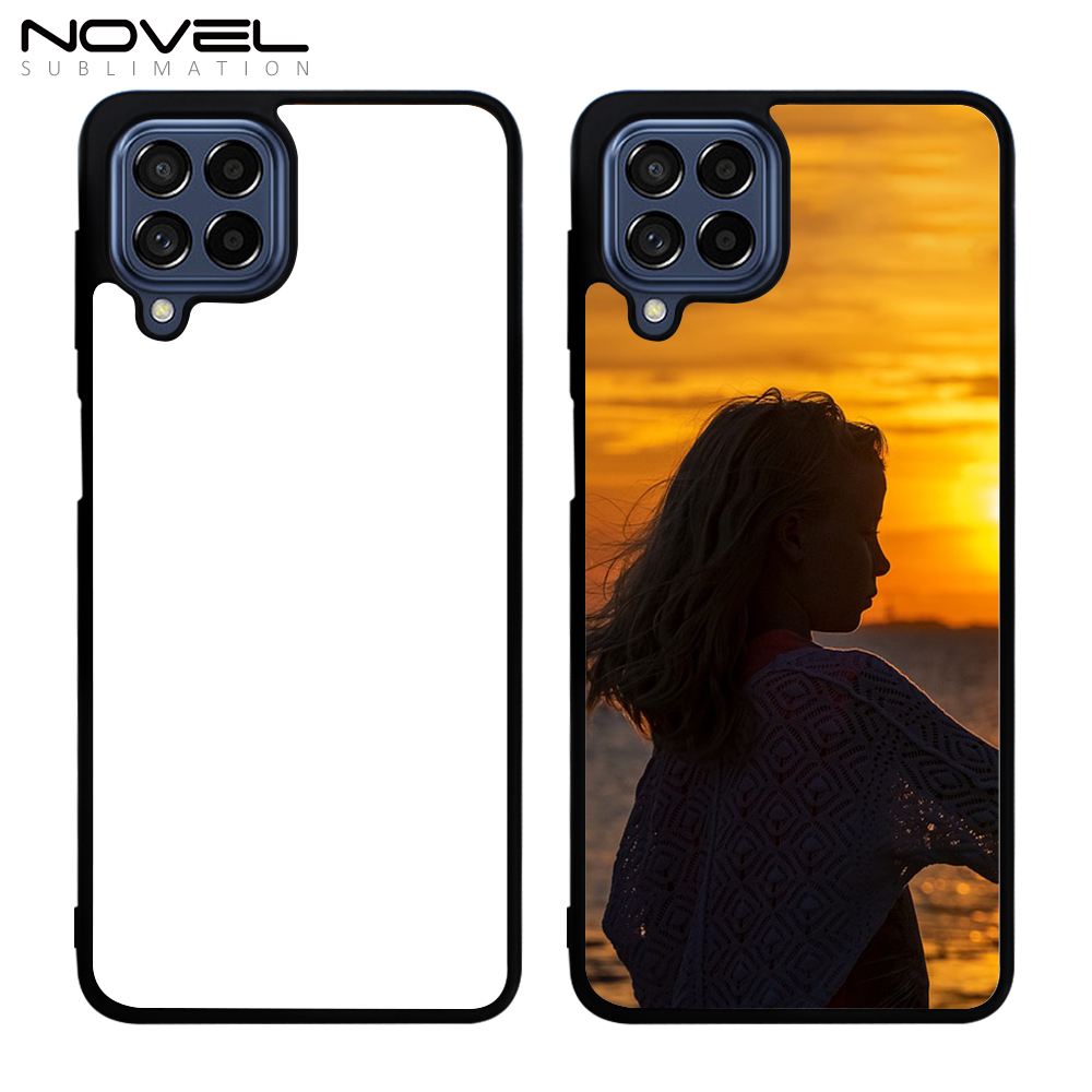 For Samsung M Series Galaxy M34 5G,M53 5G M51/ M52 5G/ M33 5G/ M32/ M31/ M23 Sublimation Blank 2D TPU Phone Case With Aluminum Insert