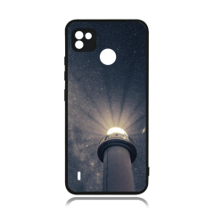 Smooth Sides!!! For Tecno pop 4 Air /  pop 4 Pro/ pop 5/pop 5 Air Sublimation Blank 2D TPU Phone Case With Aluminum Insert