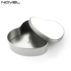 Metal Tin Sublimation Blank Candy Box Gift Box Case-Small Heart