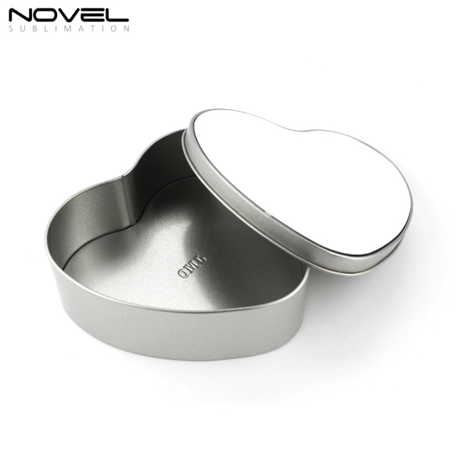 Metal Tin Sublimation Blank Candy Box Gift Box Case-Small Heart