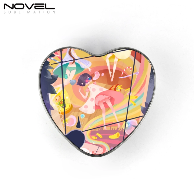 Metal Tin Sublimation Blank Candy Box Gift Box Case-Small Heart