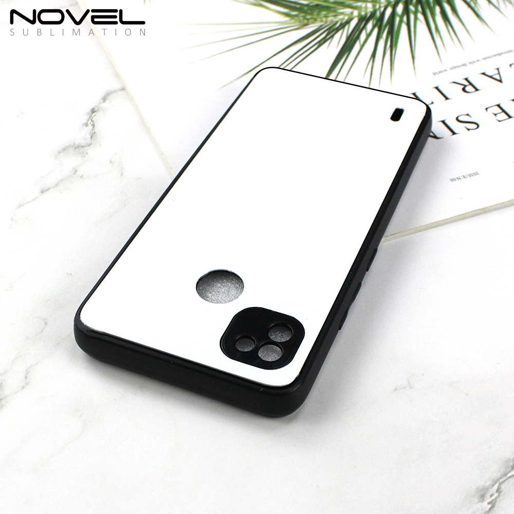 Smooth Sides!!! For Tecno pop 4 Air /  pop 4 Pro/ pop 5/pop 5 Air Sublimation Blank 2D TPU Phone Case With Aluminum Insert