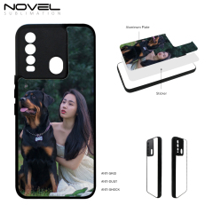 Smooth Sides!!! For Tecno Spark 8 DIY 2D TPU Phone Case Soft Silicone Sublimation Phone Cover With Aluminum Insert