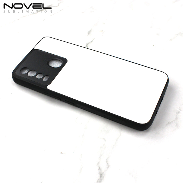 Smooth Sides!!! For Tecno Spark 8 DIY 2D TPU Phone Case Soft Silicone Sublimation Phone Cover With Aluminum Insert