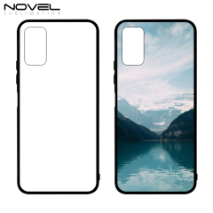 Smooth Sides！For Infinix Note 7/ Infinix Note 8/ Infinix Note 11 Sublimation Blank Soft Rubber Sides 2D TPU Phone Case Silcone Cell Phone Cover With Metal Insert